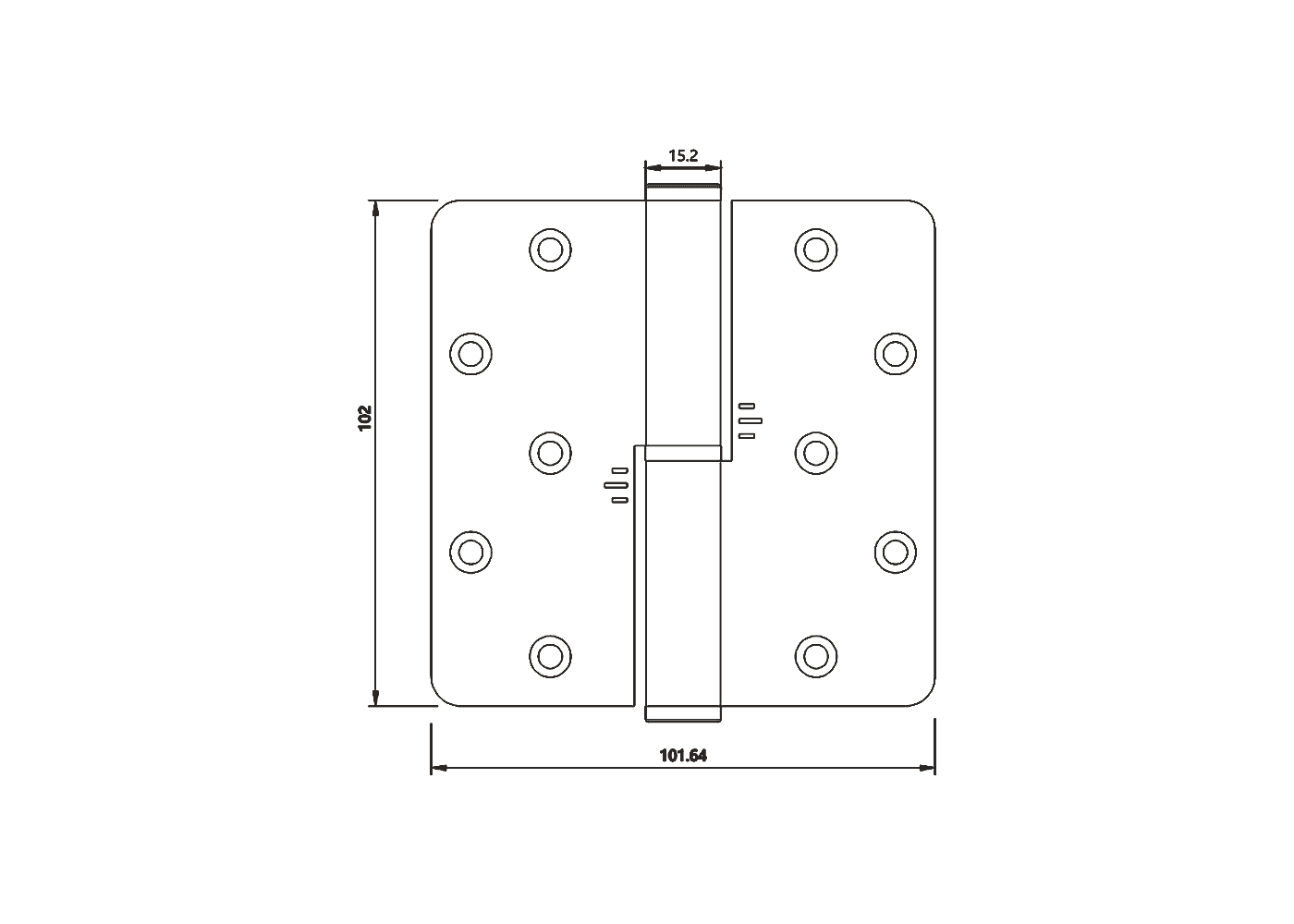 Concealed Door Hinge Dimensions