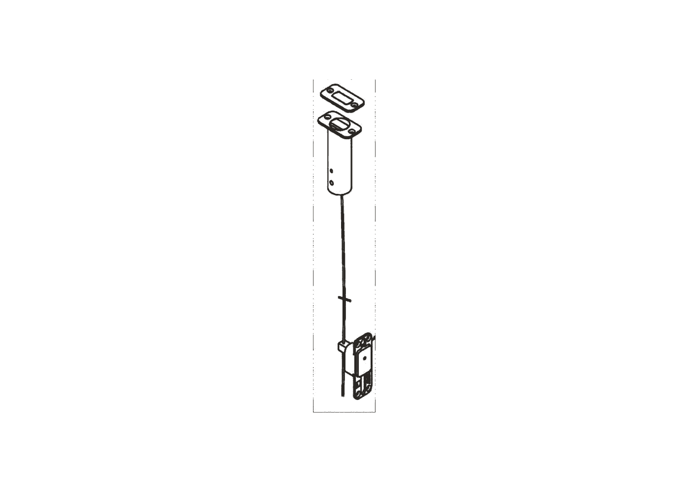 Concealed Top-and-bottom Bolt Dimensions