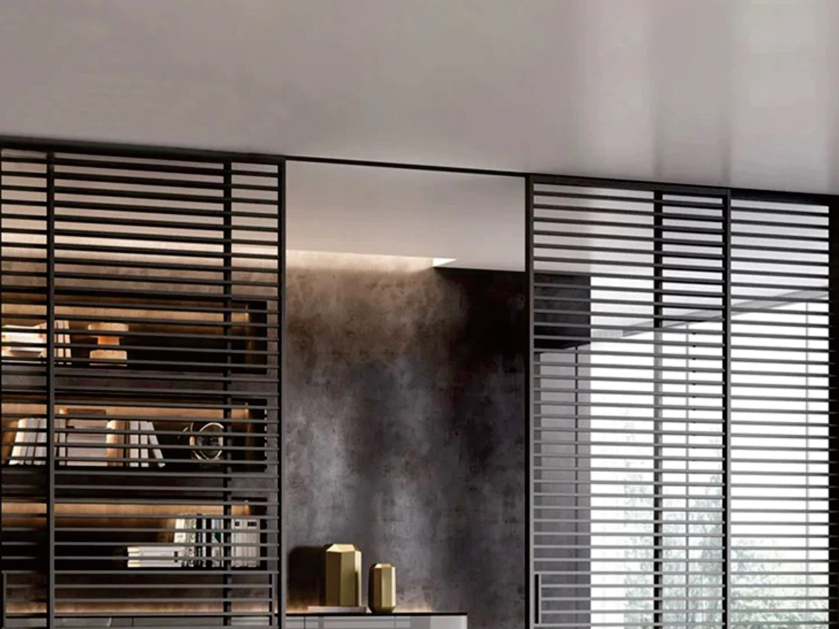 Sliding doors reorganising space, light and circulation